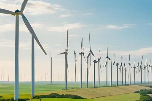 Windfarm depicting proper NERC Compliance