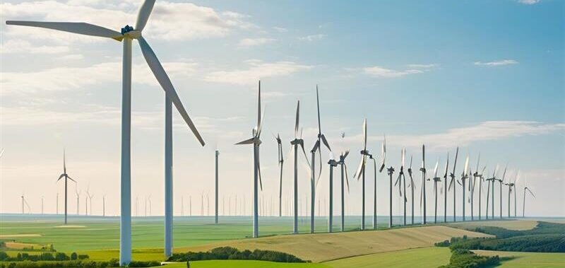 Windfarm depicting proper NERC Compliance